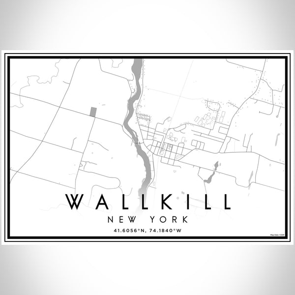Wallkill - New York Classic Map Print