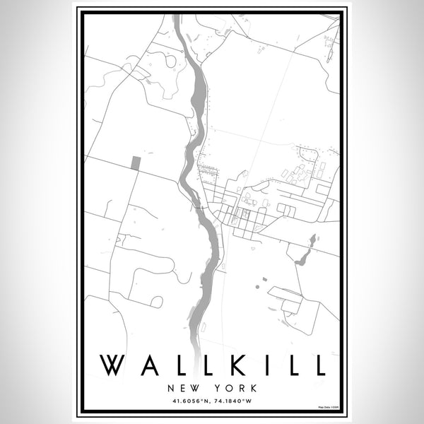 Wallkill - New York Classic Map Print