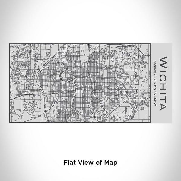 Wichita - Kansas Map Insulated Bottle