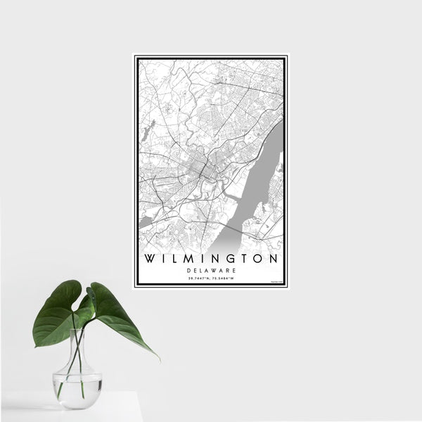 Wilmington - Delaware Classic Map Print