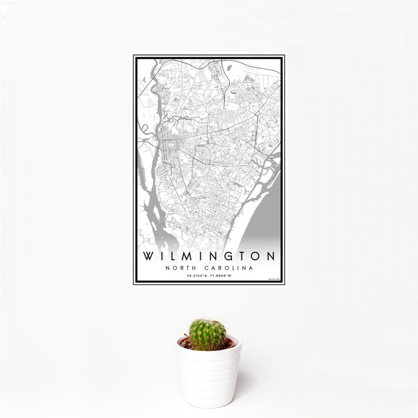 Wilmington - North Carolina Classic Map Print