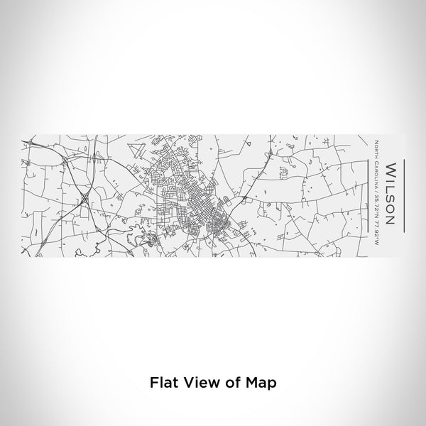 Rendered View of Wilson North Carolina Map Engraving on 10oz Stainless Steel Insulated Cup with Sliding Lid in White